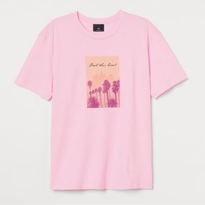 H&M Women’s Pink T-shirt